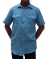100% Organic Linen short sleeve casual shirt with two pockets